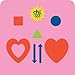 Pink Tween Adult Yoga Mat - Phresh Chi Mat & How-To Poster - Exercise Game – Easy to Learn, Makes Yoga Fun - Helps Alignment, Flexibility, Weight-loss, Mindfulness - Great for Kids, Teen, Family