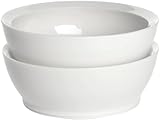 Calibowl Santa Barbara Stack Stack Bowls, White, Set of 2