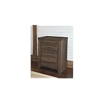 Ashley Furniture Signature Design – Juararo Nightstand – 2 Drawer – Rectangular – Dark Brown