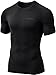 TM-MUB03-KLB_Large Tesla Men's Short Sleeve T-Shirt Cool Dry Compression Baselayer MUB03