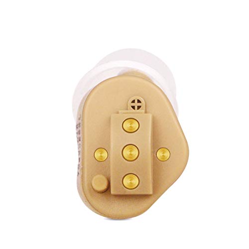 TKING Rechargeable Hearing Amplifier for Adults, Invisible in Ear Canal, Digital Noise Reduction Feedback Cancelling,Aid and Assist Hearing (for Right Ear)