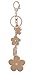 Giftale Women's Flower Bag Charms Enameled Keychain Purse Accessories