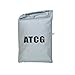 ATCG Bike Cover 190T Nylon Waterproof Bicycle Cover for Mountain Bike, Road Bike Outdoor Storage, L (Silver with Black Top)
