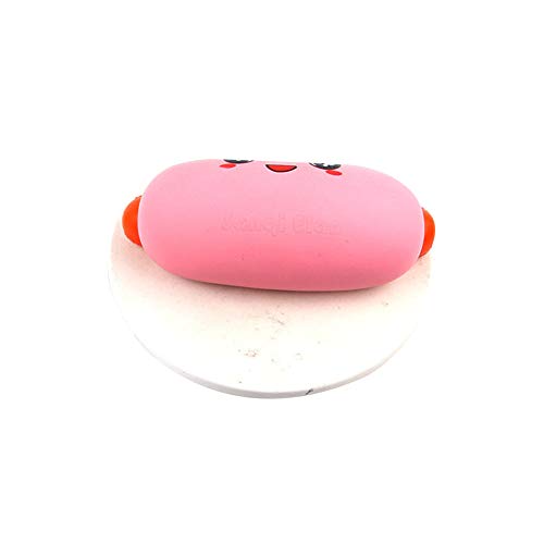Leoie PU Simulate Hot Dog Sausage Slow Rising Squishy Squeeze Toy Stress Reliever Kid's Toy Gift Decoration Pink