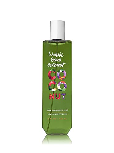 Bath & Body Works Waikiki Beach Coconut Fine Fragrance Mist, 8 Fl Oz