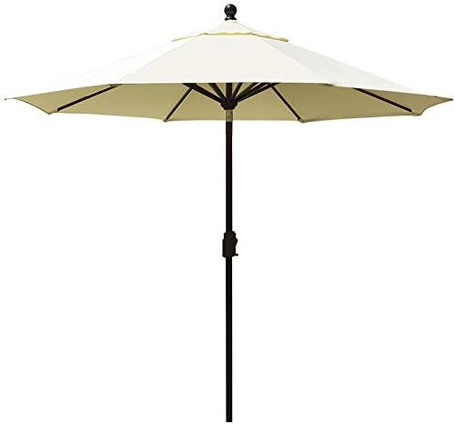 Amazon Com Eliteshade Sunbrella 9ft Market Umbrella Patio Outdoor Table Umbrella With Ventilation And 5 Years Non Fading Top Natural Garden Outdoor