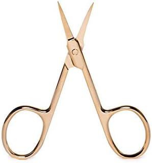 Lilly Lashes FABU-Lash Eyelash Scissors | Glam Gold | False Eyelash Accessory | Makeup Tool