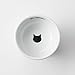Necoichi Raised Cat Food Bowl – Ceramic Elevated Cat Bowl for Whisker & Neck Fatigue, Dishwasher Microwave Safe – Non-Slip & Anti Vomiting Ergonomic Design (Dots, Mini)