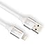 Lightning Cable, Monez iphone 6 to usb Charger for iphone 6 5c 5s 6s 6se 7 Plus IOS iPad Air 1 2 3 WiFi mini 4 Pro 4G iPod touch (3.3Ft) White Black (2 pack)