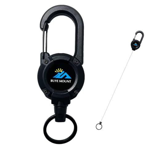 Yojaro Retractable Keychain Multitool Carabiner Badge