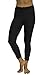Velocity - Women's Solid Black Leggings - Performance Yoga Pants - Large