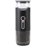 Luqeeg Cafetière Portable 3-en-1 – Machine Espresso USB 20 Bars – Café Frais Partout (Camping, Bureau, Voyage)