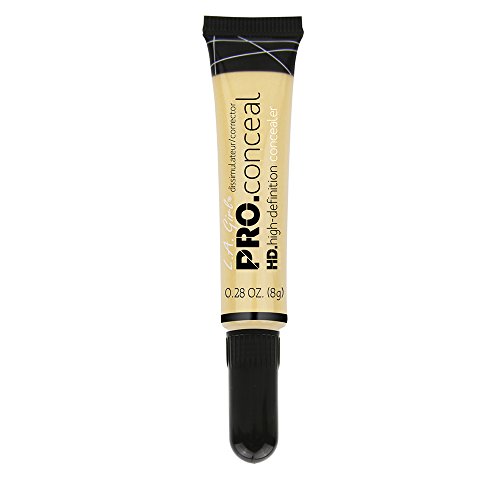 L.A. Girl Pro Conceal HD Concealer, Light Yellow Corrector, 0.28 Ounce