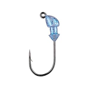 Strike King Baby Squadron Swimbait Head 1/8 Oz, Blue Glimmer