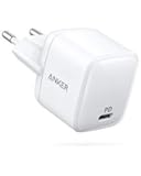 Anker Caricatore da muro USB C Tipo-C ultra compatto Power Delivery da 30 W, PowerPort Atom PD per iPhone 11/X/XS/XR, iPad Pro, Pixel, MacBook Pro/Air, Huawei, Xiaomi, Galaxy S9/S8 e altro