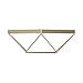 Umbra Prisma 4x4 Picture Frame for Desktop or Wall, Holds One, 4 by 4-Inch, Brass