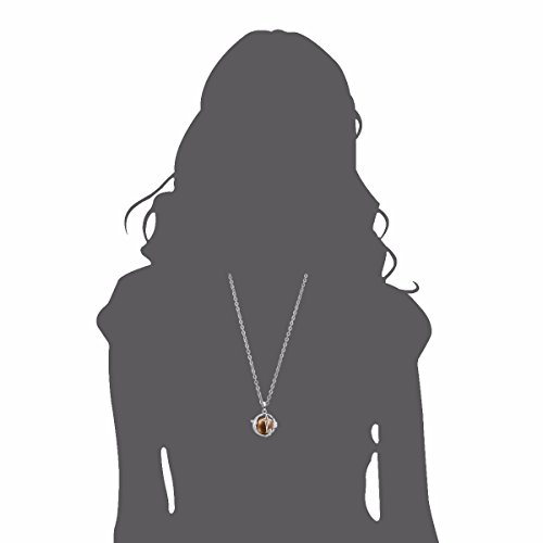 EUDORA Harmony Bola Moon Story Angel Chime Caller Chime Pendant 30 Inches Necklace Violet - Thumbnail 4