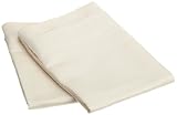 1000 Thread Count Premium Egyptian Cotton, Single Ply, Standard 2-Piece Pillowcase Set, Solid, Ivory