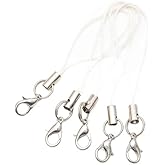 Galepromot 20Pcs Mobile Phone Rope, Strap Charm Lariat Lanyard with Lobster Clasp Cords for Cellphone/USB Drive/Keychain/DIY Jewelry Accessories