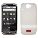 Clear "Milky White" Solid Color Hybrid Case for Google Nexus One