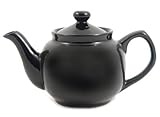 Black Classic 2 Cup Ceramic Teapot
