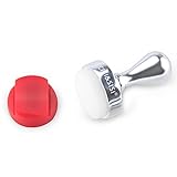 CICI&SISI Nail Art New&Big Silicone Stamper&Scraper Set Print Tool Image transfer manicure tool for DIY (silver) …