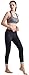 Oalka Women's Yoga Capris Running Pants Workout Leggings