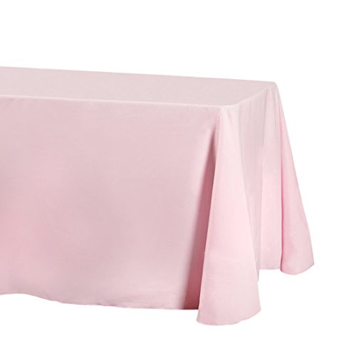 LinenTablecloth Rectangular Tablecloth, 90 x 156", Pink