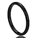 2MM Titanium Womens Rings Black High Polished Classy Domed Comfort Fit Wedding Bands