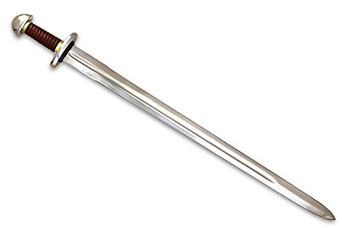 Full Tang Viking Sword w/ High Carbon Tempered Hand Forged Carbon Steel Battle Ready & Fully Functional - Image 3