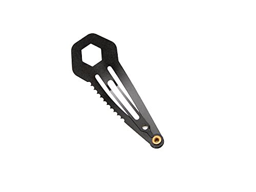 6 Pack Multi-Functional Hair Clip Stainless Steel Hairpin,Bottle Opener /Box Cutter /Screw Driver /Scrapper /Trolley Coin,Women Self-defense Tool Survival Kit