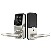 Lockly PGD628FSN Secure Plus Smart Fingerprint Lock with Handle and Digital Keypad, Keyless Entry Door Lock Set, Smart…