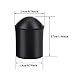 Vbestlife Double Bass Endpin Rubber Tip Stopper, Set of 2 Upright Bass Parts Replacement Rubber Tip for Double Bass End Pin Protector Black