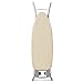 Homz Professional Ironing System, 48.5 x 18.3 x 39.2 Inches, Platinum Leg with Khaki Cover