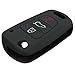 MOKIE Silicone Key Fob Case, Skin Cover Protector for 3bts KIA Sportage Optima Rio Soul Black