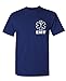 v2 EMT - Emergency Medical Technician 911 - Mens Cotton T-Shirt, XL, Navy