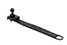 ARKON Bike or Motorcycle Handlebar or Roll Bar Strap Mount for Garmin nuvi 40 50 200 2013 24x5 25x5 GPS - Mount - Retail Packaging - Black