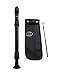 Tribert Promotion Item Alto Recorder, Matte Black Baroque Fingering, 3 Piece