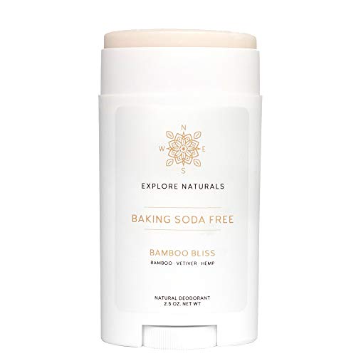 Explore Naturals Deodorant - Bamboo Bliss - Baking Soda Free - Natural Deodorant for Women and Men - Cruelty free, Aluminum Free, Free of Parabens and Sulfates - Thumbnail 7