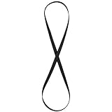 Bnineteenteam Black Rubber Record Belt, Player Belt with Compatible with Turntable, Phonograph Replacement Belt(1L10 200mm)