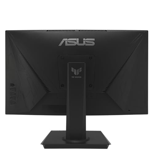 Monitor curvo ASUS TUF Gaming de 24" (23,6 pulgadas visibles) (VG24VQER) - FHD, 180 Hz, 1 ms, DCI-P3 90 %, sincronización de desenfoque de movimiento extremadamente bajo, FreeSync, Shadow Boost, cuidado de los ojos, DisplayWidget Center, garantía de 3 años