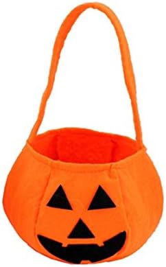 Halloween Pumpkin Bag Trick or Treat Favors Snacks Event Trick Or Treat Candy Bags Bucket Jack O Lantern Basket Child Costume Party