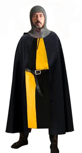SUNLEXA Handmade Medieval Knight Tunic Halloween
