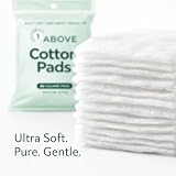1ABOVE Cotton Pads 2 Packs 40 Count 80 Total Pure Cotton Squares view 6