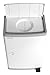 Janibell M400DS ABS 13-Gallon Commercial Diaper Disposal System with Extra Odor Control, Foot Pedal, Rectangular, 15-3/4