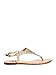 G by GUESS Karmin Logo Faux-Leather T-Strap Sandals