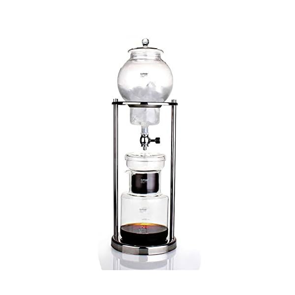 BaoYPP Ice Drip Kaffeemaschine Edelstahl EIS Tropfen Kaffee Topf Eisbrauerei Kaffeemaschine Japanische EIS Tropfen…