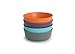 EKOBO Kids Bamboo 4-piece 20oz Bowl Set, Gift Box, BIOBU Eco-material, Assorted Colors