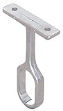 Hafele Center Support Bracket for Oval Closet Rod. Fits and Other Oval Wardrobe Tubes. Chrome Finish.
