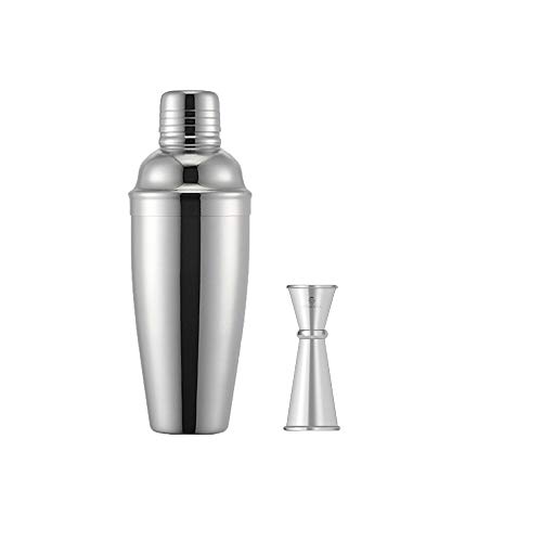 Homestia Cocktail-Shaker, 680 ml, Martini-Shaker, integriertes Sieb, auslaufsicher, 18/8 Edelstahl, gemischter Getränke…